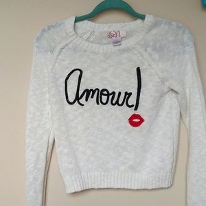 Teen White Sweatershirt